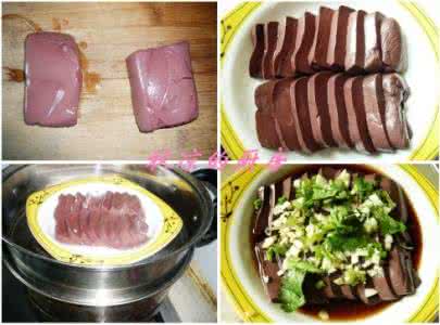 清蒸猪肉 一块钱的补血菜——清蒸猪红