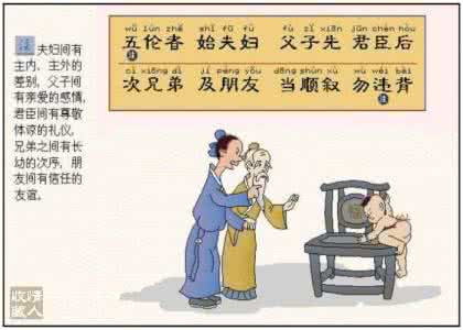 国学经典三字经图文 经典《三字经》图文讲解【值得收藏】