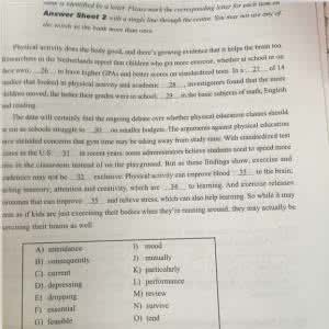 英语四级选词填空技巧 2014年6月英语四级选词填空原文及参考答案(文都教育版)