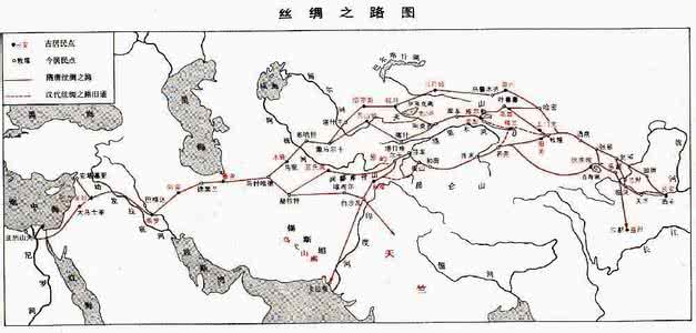 丝绸之路名称的由来 丝绸之路的路线 丝绸之路名称的由来是怎样的