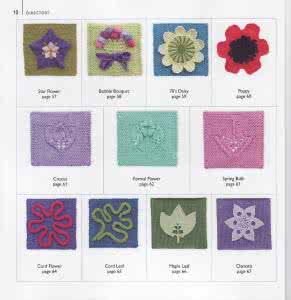 oral 75 Flloral Blocks to Knit----75个花块模式编织图解