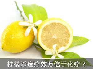 冰冻柠檬芯 驚人的冰凍檸檬可以替代化療消除腫瘤