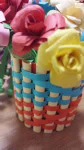 旧布条如何编织储物筐 手工纸艺教程：“储物筐的织造 2 ”（大师班）