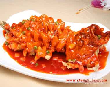 压轴大菜 年夜餐桌上的压轴大菜--松鼠桂鱼(年年有余)