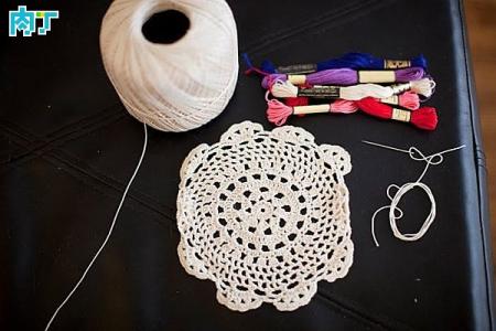 钩针编织花盆的钩法 钩针编织----装饰花盆