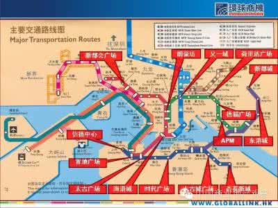 香港地铁购物最佳线路 香港购物地图全图