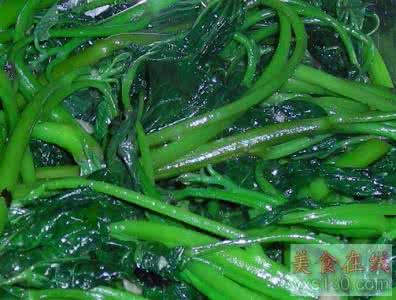 红薯苗怎么炒 “蒜茸炒薯苗”--自家生产的绿色食品
