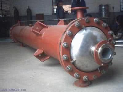 上海金福钛业制造厂 钛制盐水冷却器的制造