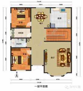 挑高客厅装修效果图 12.5x11米 挑高客厅自建房分享 含图纸 预算