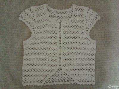 漂亮小坎肩钩法图解 一件漂亮的坎肩