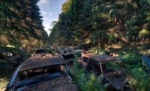 重生之二战美国大兵 二战美国大兵的军车坟墓 豪