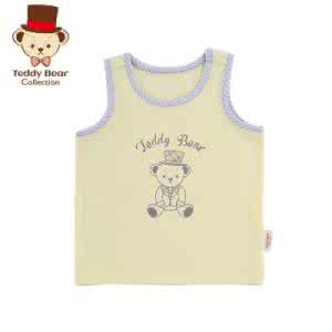 男童背心编织款式图片 泰迪熊背心男童女童都合适!