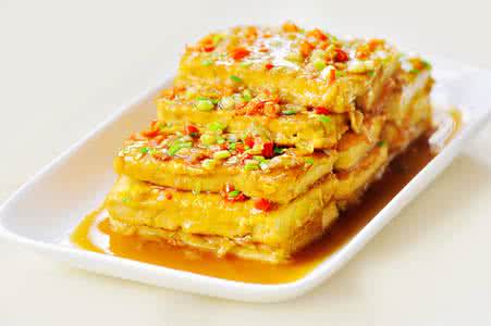 香煎豆腐 香煎豆腐---锅塌豆腐