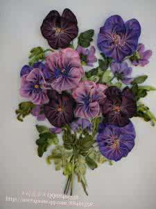 红牛罐子手工创意 创意手工----优雅的丝带绣罐子