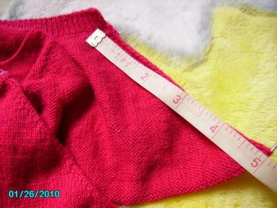 宝宝毛衣从上往下织法 从上往下侧开扣宝宝毛衣的织法(附说明和图片) - 棒针编织作品秀 - 编织人生论坛