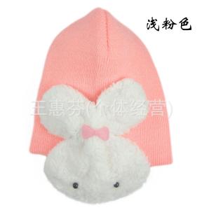 宝宝兔子帽子编织视频 粉红兔子宝宝帽子教程