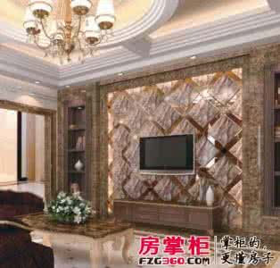 瓷砖如何做成电视背景墙