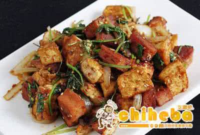 孜然煎豆腐 【孜然洋葱煎豆腐】
