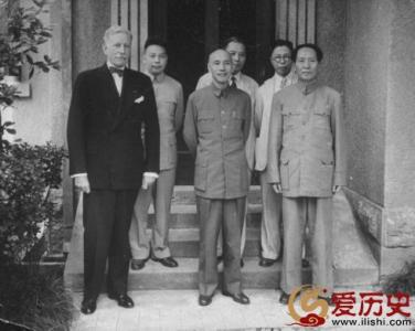 重庆谈判照片 极罕见的毛泽东重庆谈判照片