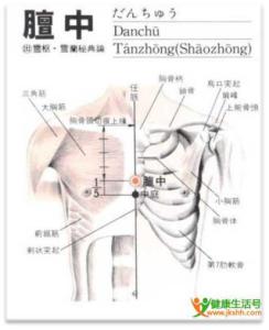 每日一穴：膻中穴（5）
