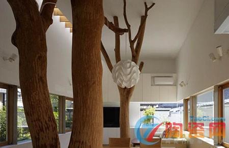 室内设计样板房 Kagawa样板房设计 树木在室内设计中的运用
