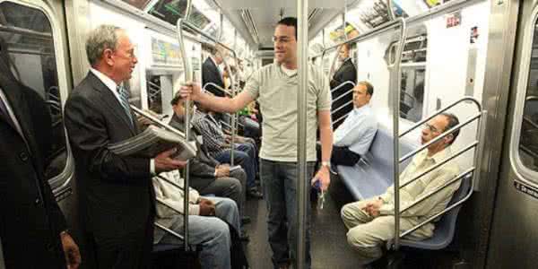 美国地铁里的一个实验！