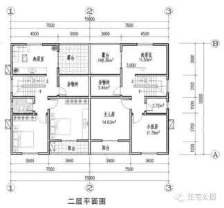 自建阳光房 自建别墅16米X9米 带阳光房车库 含平面图