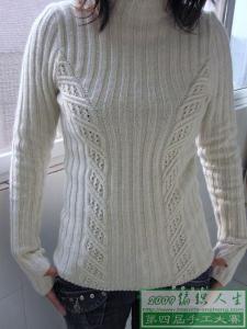 长袖金鱼毛衣织法视频 可调节袖长的毛衣