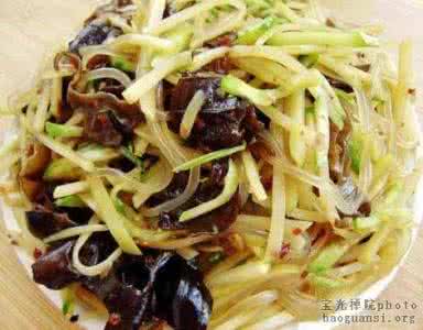 夏日凉菜 夏日小凉菜:三丝拌木耳