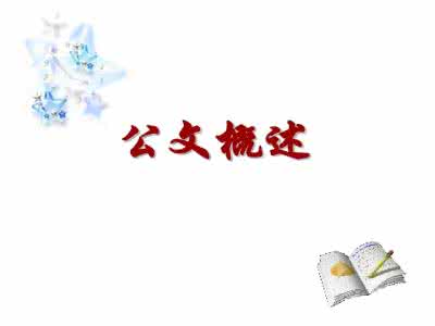 公文概述可登报 公文概述