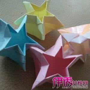 四叶草盒子的折法图解 星星盒子的折法