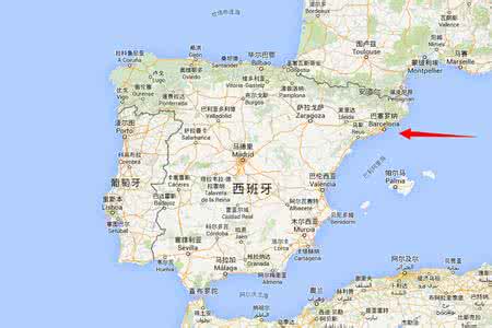 伊比利亚半岛地图 伊比利亚半岛
