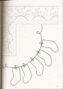 拼布被子如何压线 转载 拼布压线图纸