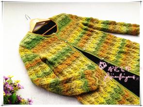 女款蕾丝整套秋衣秋裤 指尖飞扬手工分享----6#蕾丝 长款开衫“卧美人”