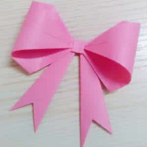 手工折纸领结 简单折纸蝴蝶结|折纸领结手工折纸视频教程