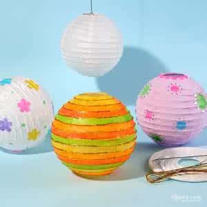 儿童手工制作灯笼 儿童灯笼制作方法 儿童手工制作灯笼方法及图片欣赏