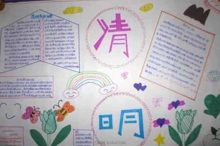 关于清明手抄报的资料 2015关于清明手抄报的资料