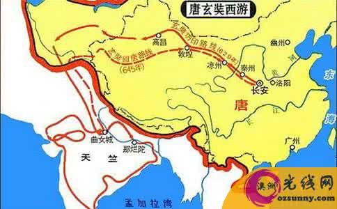 唐僧取经路线图 唐僧取经路线师怎么样的
