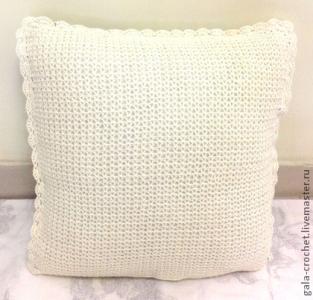 圆形抱枕的制作方法 爱尔兰钩针----圆形抱枕