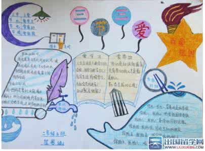 三爱三节手抄报的图画 三爱三节手抄报版面设计图