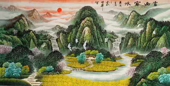 山水画摆放位置 山水画摆放位置 大师帮您详细介绍山水画的摆放方式