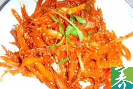 不用辣酱拌明太鱼做法 【图文】韩式辣拌明太鱼的做法