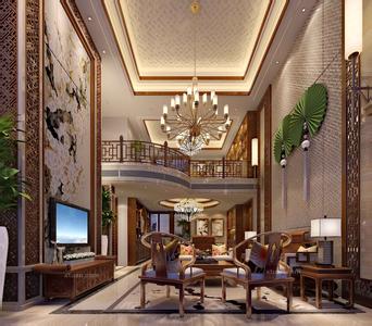 复式楼装修效果图 中式复式楼装修效果图 185平复式楼简洁新中式，奢华小窝