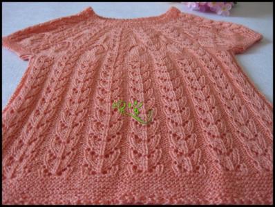 圆肩公主裙的钩法视频 我喜欢的两款圆肩短袖----一钩一织