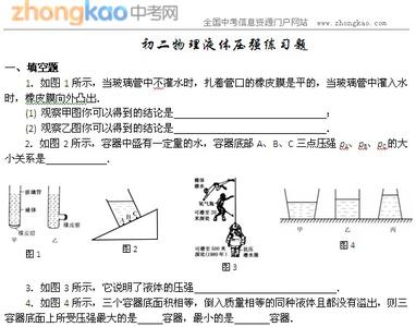 初二物理密度练习题,这块学不好,压强怎么学?