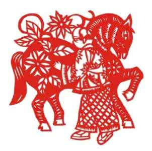 窗花剪纸图案大全 窗花剪纸马图片送财窗花图案大全与最新剪纸教程