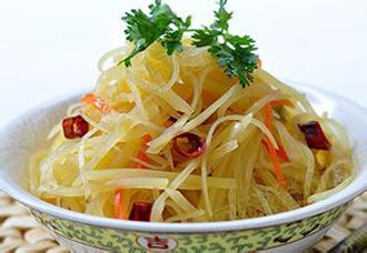 呛拌土豆丝图片 呛拌土豆丝