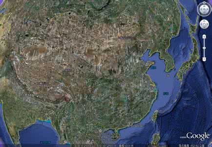 量子卫星拍摄地图 卫星拍摄的中国地图：吓坏中国人