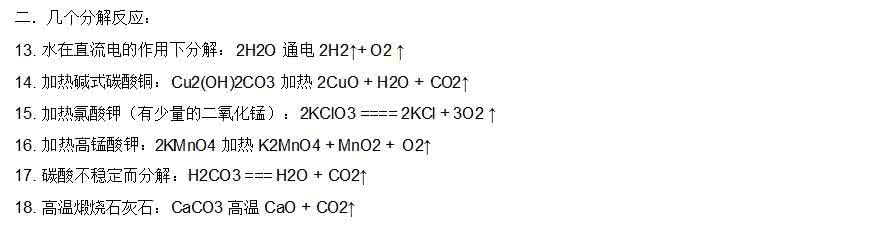 初中化学方程式及现象 初中化学方程式及现象 你不是要这个吗？中考化学方程式和化学现象！中考化学涨20分！