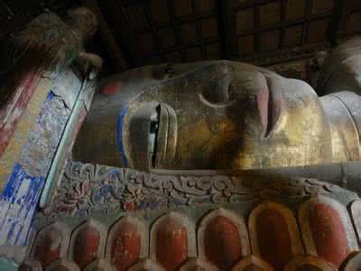 新昌大佛寺卧佛 世界上最大的室内卧佛:张掖大佛寺